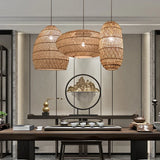 Bamboo Rattan Modern Pendant Light