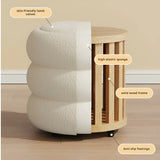 Nordic Living Room Lamb Wool Stool