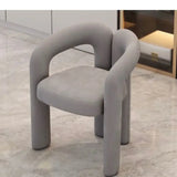 Assembled Modern Pouf Vanity Chair