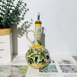 Ceramic Decorative Olive Oil Bottle
