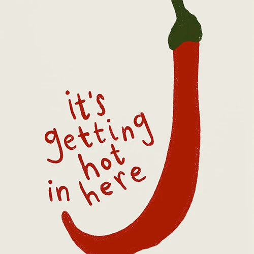 Japanese Hot Chili Pepper Wall Art