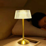 Crystal LED Cordless Table Lamp