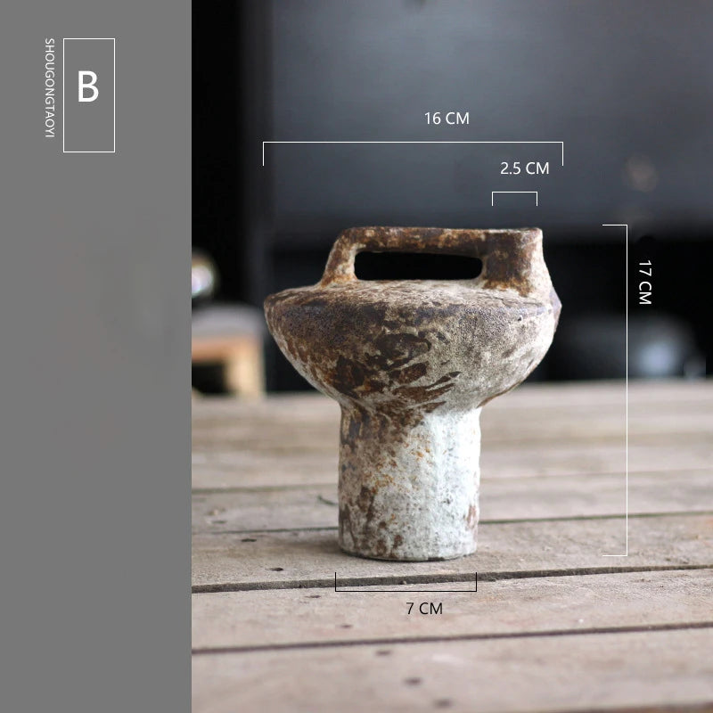 Ceramic Rough Pottery Vase