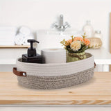 Oval Woven Bathroom Storage Basket