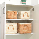 Lined Woven Storage Baskets