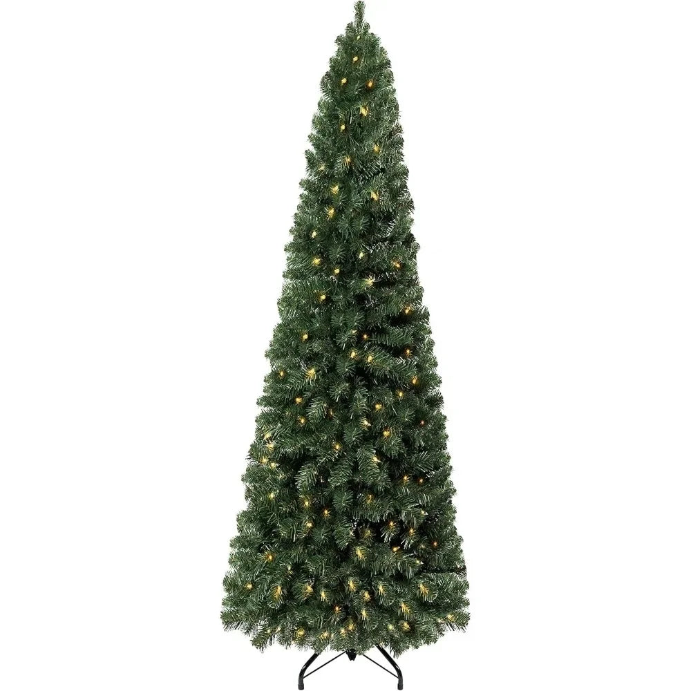 Artificial Christmas Tree with 1102 Branch Tips, 350 Warm Lights