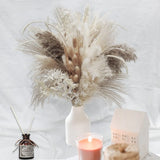 Natural Pampas & Dried Flowers Bouquet - 80pcs