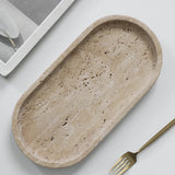 Minimalism Travertine Stone Vanity Tray