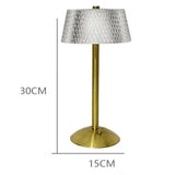 Crystal LED Cordless Table Lamp