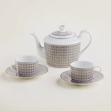 Mosaique au 24 Platinum & Gold Tea Set